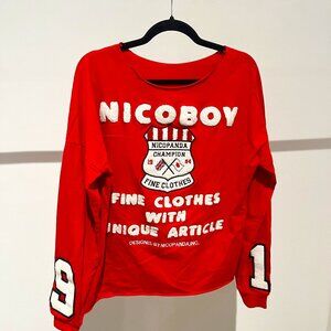 No:	047	NICO PANDA	Red Crewneck shirts